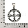 316 Surgical Stainless Steel Pendants STAS-E212-62AS-3