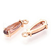 Faceted Glass Pendants X1-GLAA-T010-004G-2