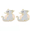 Alloy Enamel Pendants ENAM-A143-10KCG-04-1