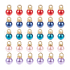 Acrylic Imitation Pearl Pendants IFIN-PH0023-63G-1