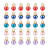 Acrylic Imitation Pearl Pendants IFIN-PH0023-63G-1