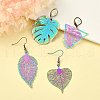 20Pcs 10 Styles Ion Plating(IP) 201 Stainless Steel Filigree Pendants & Big Pendants STAS-SZ0002-33-5