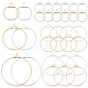 SOFPLATE 60Pcs 6 Styles Brass 2-Loops Link Pendants KK-SP0002-05-1