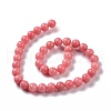 Natural Malaysia Jade Beads Strands G-A146-6mm-B08-5