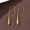 304 Stainless Steel Dangle Earrings EJEW-F375-01C-G-1