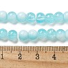 Crackle Glass Beads Strands X1-GLAA-U001-6mm-08-4