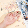 Beebeecraft 20Pcs Natural Rose Quartz Pendants G-BBC0001-50D-3