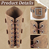 Adjustable Imitation Leather Cord Bracelet AJEW-WH0010-51A-6