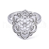 Non-Tarnish 304 Stainless Steel Adjustable Rings RJEW-C074-06P-3