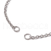 Adjustable 304 Stainless Steel Cable Chains Bracelets Making AJEW-JB01216-02-2