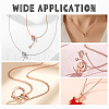 Unicraftale PVD Vacuum Plating Classic Plain 304 Stainless Steel Mens Womens Cable Chain Necklaces STAS-UN0017-38RG-B-6