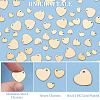 Unicraftale 90Pcs 3 Styles Ion Plating(IP) 201 Stainless Steel Charms FIND-UN0003-81-5