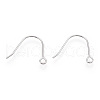 Anti-Tarnish Rhodium Plated 925 Sterling Silver Earring Hooks STER-T007-117P-1