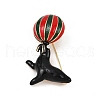 Sea Lion Playing Ball Enamel Pins JEWB-M070-01G-1
