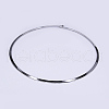304 Stainless Steel Choker Necklaces NJEW-O094-09-1