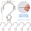 SOFPLATE 300Pcs Stainless Steel Hook STAS-SP0001-83P-2