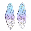 Transparent Epoxy Resin Big Pendants X1-RESI-T046-01D-1