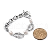 Stainless Steel Cable Chains Link Bracelets BJEW-F485-02P-5