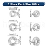   30Pcs 3 Styles 925 Sterling Silver Spacer Beads STER-PH0002-78-2