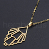 201 Stainless Steel Pendant Necklaces NJEW-S105-JN609-45-2-1