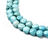 Natural Howlite Beads Strands G-C179-A6mm-27-4