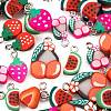 140Pcs 7 Styles Handmade Polymer Clay Pendants CLAY-LS0001-11-3