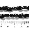Natural Black Obsidian Beads Strands G-P497-01C-53-5