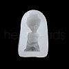 DIY Buddha Figurine Display Silicone Molds X-DIY-F135-02-3