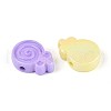 UV Plating Opaque Acrylic Beads OACR-T028-51-2