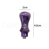 Natural Amethyst Wax Seal Stamps Handle PW-WG78963-05-1