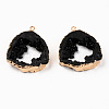 Druzy Resin Pendants RESI-R428-024D-2