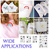 64 Patterns Non-woven Fabrics Water-soluble Embroidery Aid Drawing Sketch DIY-TAC0100-003-9