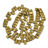 Vacuum Plating Electroplate Non-magnetic Synthetic Hematite Multi- Strand Links G-T114-03B-3