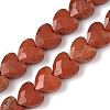 Natural Red Jasper Beads Strands G-D316-B14-2