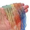 Transparent Painted Glass Beads Strands DGLA-A034-T2mm-A02-2