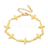 201 Stainless Steel Link Bracelets for Women BJEW-Z103-01G-02-4