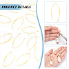 Unicraftale 50Pcs Brass Earring Hooks KK-UN0002-80-4