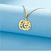 304 Stainless Steel Pendants STAS-R131-05G-1