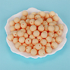 Round Silicone Focal Beads SI-JX0046A-20-3
