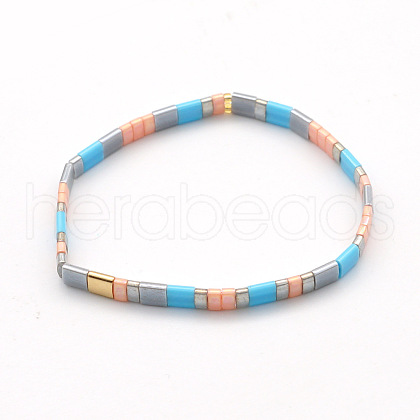 Rainbow Bohemian Style Original Design Fashion Tila Beaded Bracelet for Women. RM1844-11-1