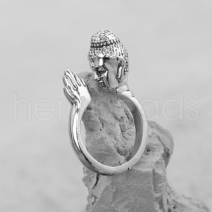 Adjustable Retro Alloy Cuff Rings for Men FS-WG61BF6-02-1