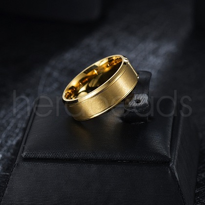 201 Stainless Steel Finger Rings for Women WG1765E-42-1