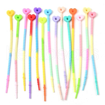 Heart Silicone Cable Ties X-SIL-T057-01I-1