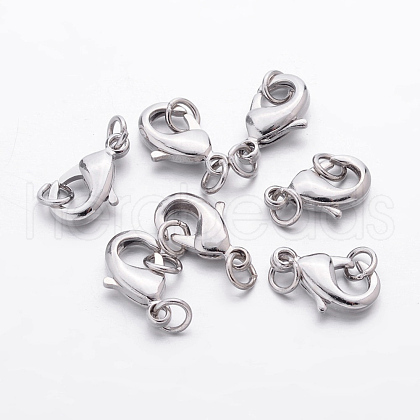 Brass Lobster Claw Clasps EC902-NFLFP-1