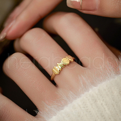 S925 Sterling Silver Adjustable Finger Rings FS-WG486C7-02-1