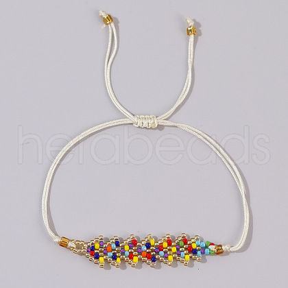 Bohemian Style Handmade Rainbow Arrow Bracelet for Women CK5795-9-1