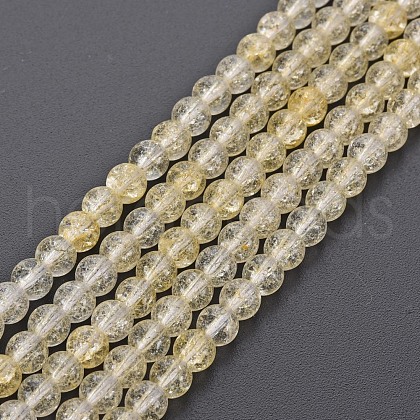 Crackle Glass Beads Strands GLAA-S192-B-006E-1