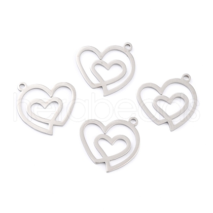 Non-Tarnish 201 Stainless Steel Pendants STAS-K003-03P-1