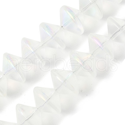 Electroplate Glass Beads Strands EGLA-G038-01A-HR03-1