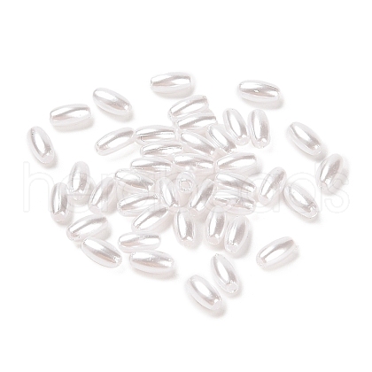ABS Plastic Imitation Pearl Beads KY-K002-03-8X4MM-A-1